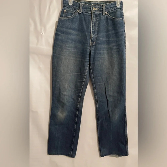 Vintage Oscar de la Renta Straight Leg Jean - Picture 1 of 7